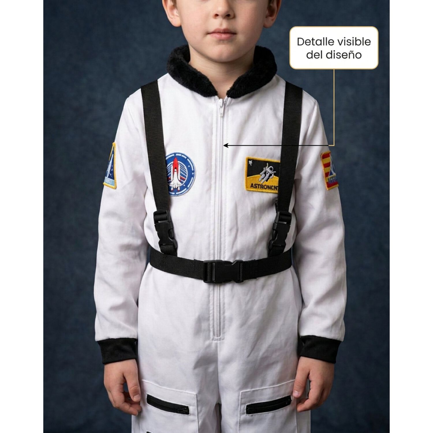 Disfraz Astronauta Cosplay Juego Rol Traje Espacial Ni&ntilde;os image number 2.0