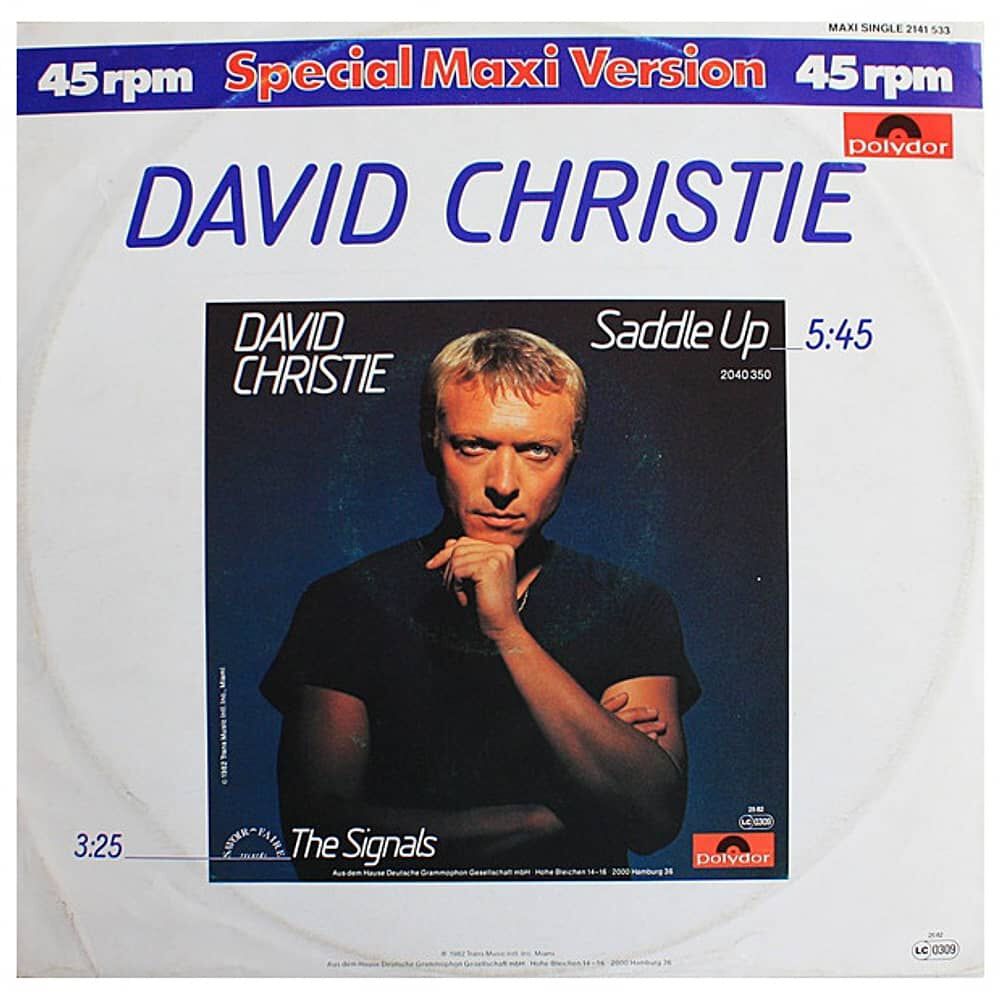 David Christie - Saddle Up | 12" Maxi Single Usado image number 0.0