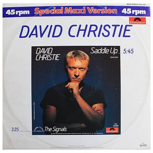 David Christie - Saddle Up | 12" Maxi Single Usado