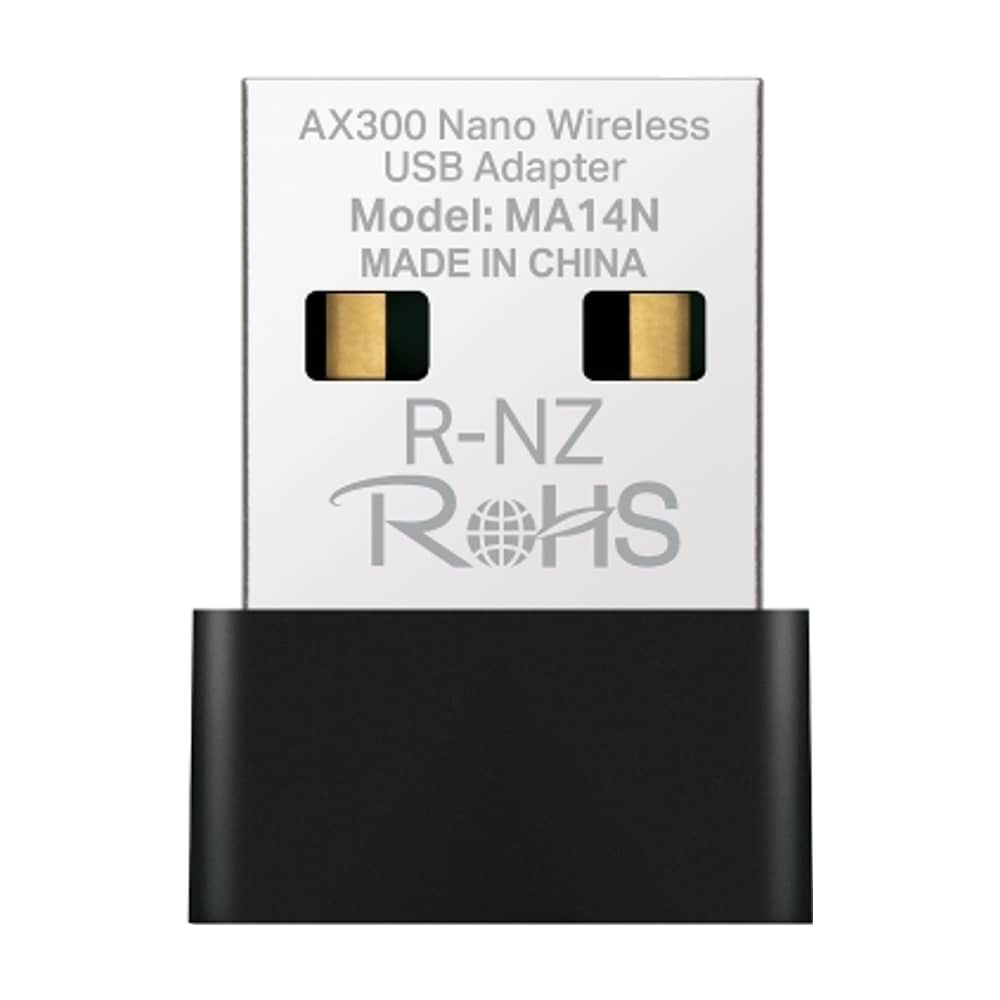 Adaptador Usb Wifi Mercusys Ma14n Al&aacute;mbrico Metallic Black image number 0.0