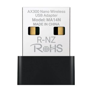 Adaptador Usb Wifi Mercusys Ma14n Al&aacute;mbrico Metallic Black