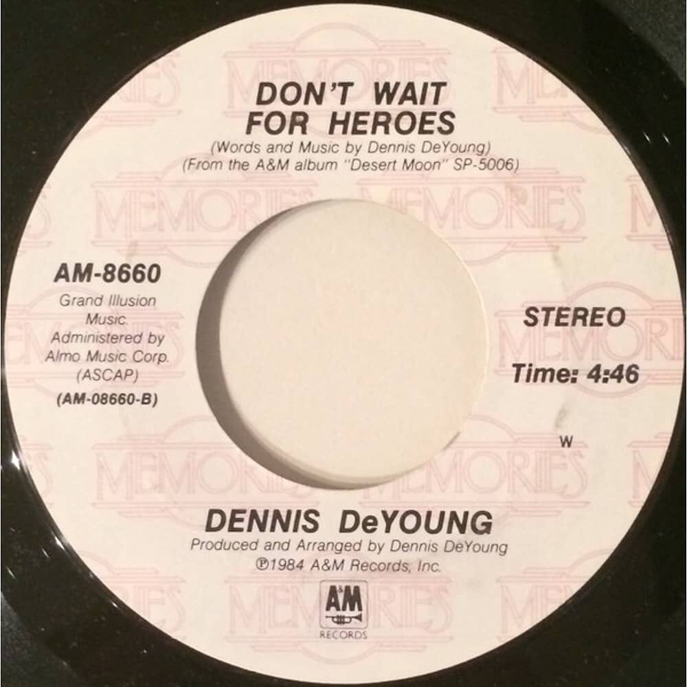 Dennis Deyoung - Desert Moon | 7" Single Vinilo Usado image number 1.0