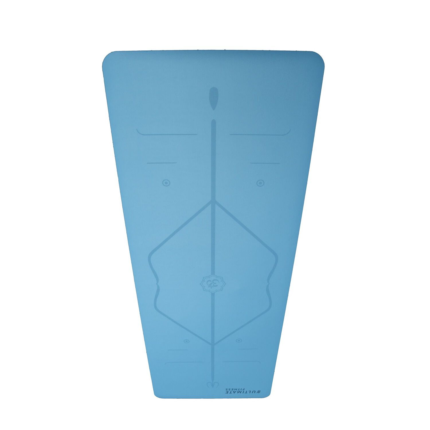 Mat De Yoga Premium Pu Natural Rubber 5 Mm Celeste image number 2.0