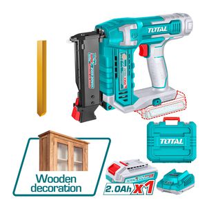 Clavadora Para Acabado Inalámbrica 35mm 20v Cargador Y Batería Total