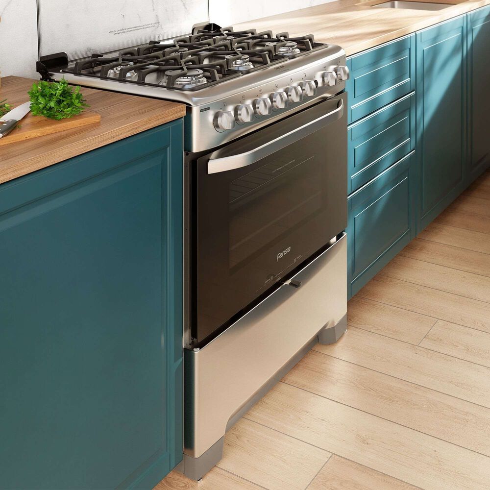 Cocina A Gas 6 Platos Fensa Experience F 5300 T Gris image number 3.0