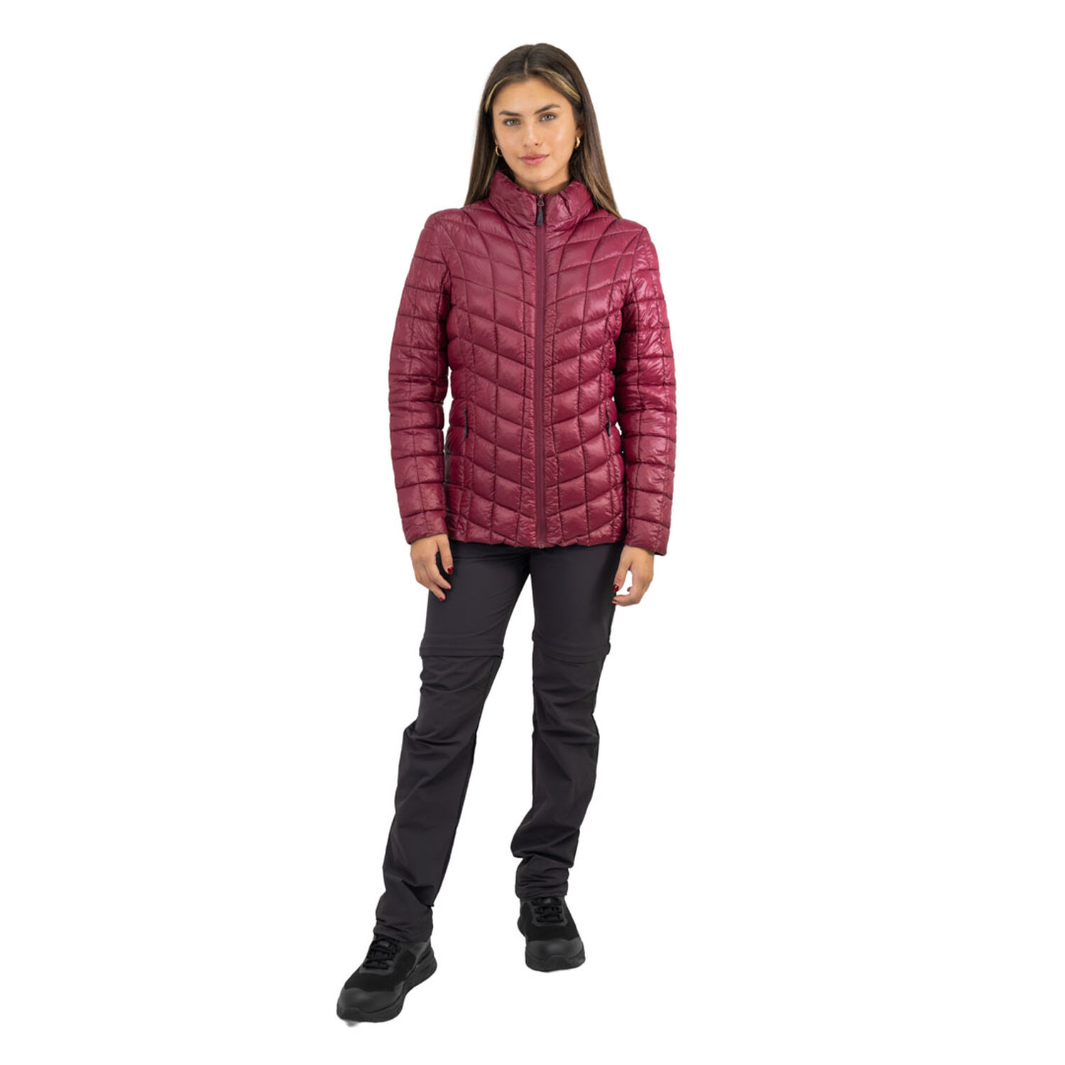 Parka Insulada Hw Traveler Mujer Cabernet image number 5.0