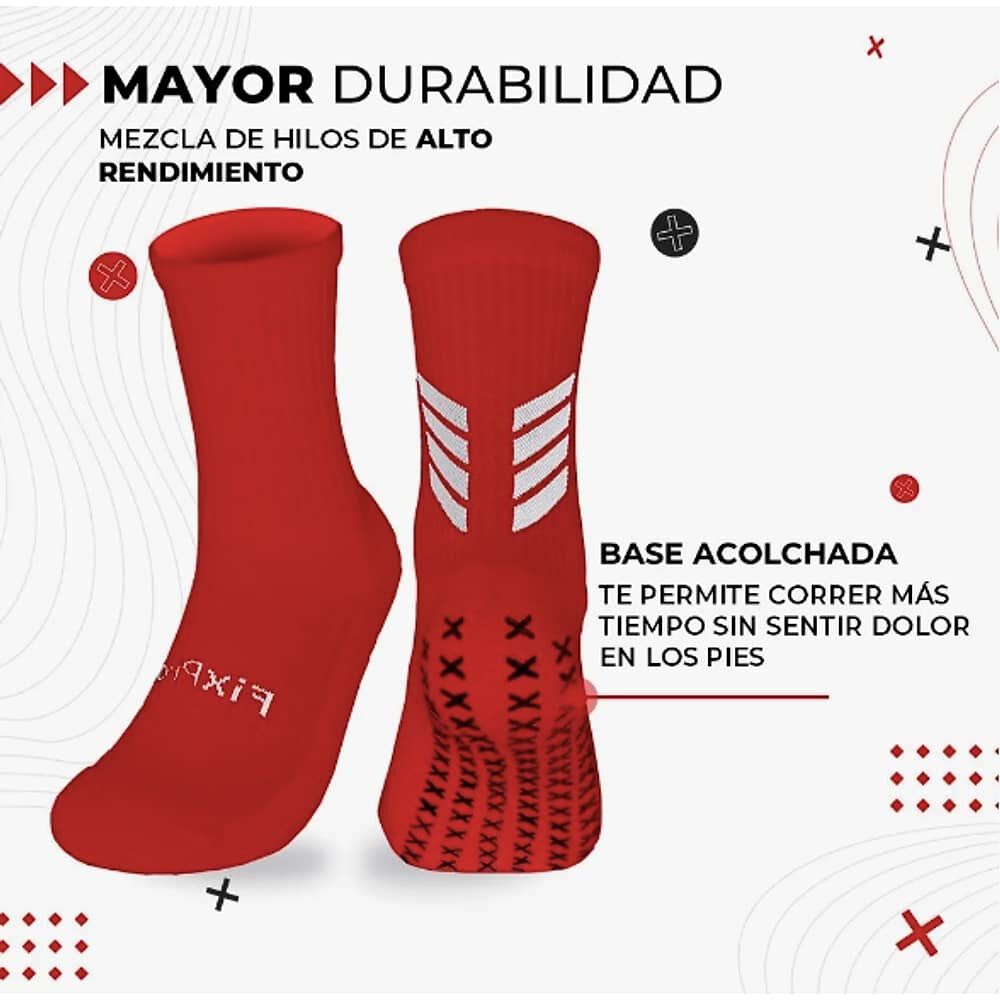 Medias Calcetas Futbol Antideslizante Set 2 + Pantorrillera image number 2.0