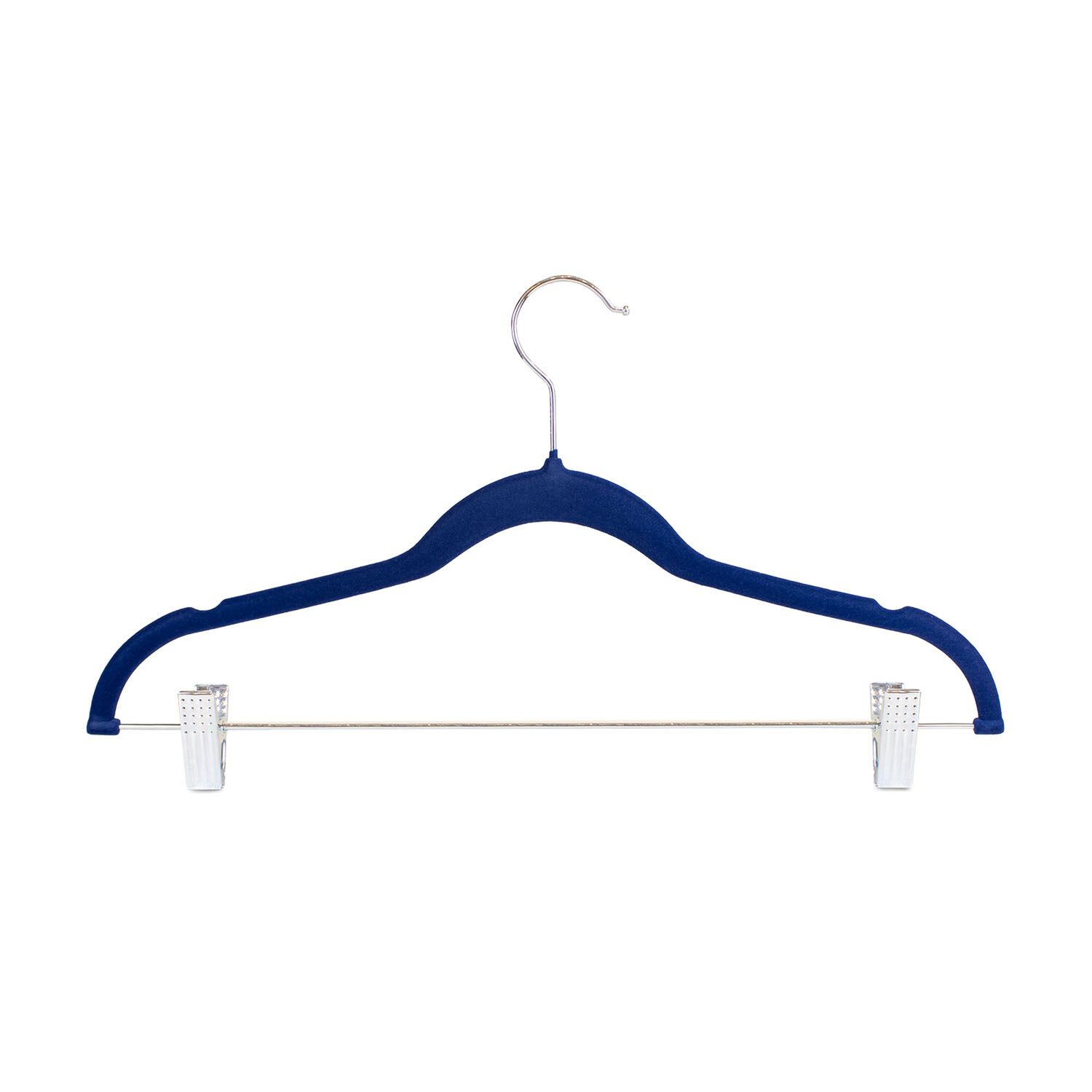 Colgadores De Ropa Con Clip Pack 6 Azul Antideslizantes Nautica Home image number 3.0