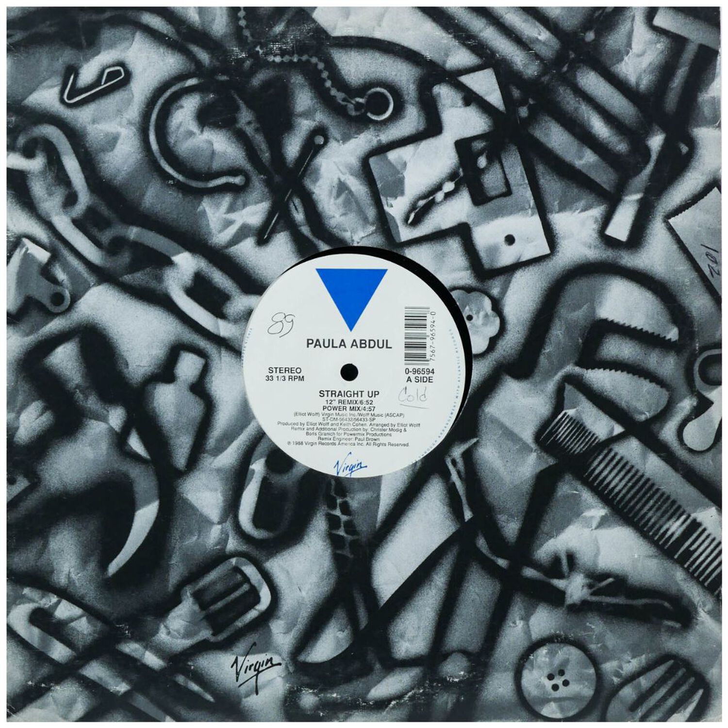 Paula Abdul - Straight Up | 12" Maxi Single Usado image number 0.0