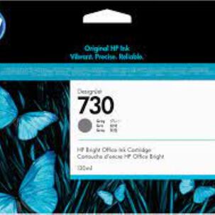 Cartucho Tinta Original Hp 730 Designjet 130 Ml Gris