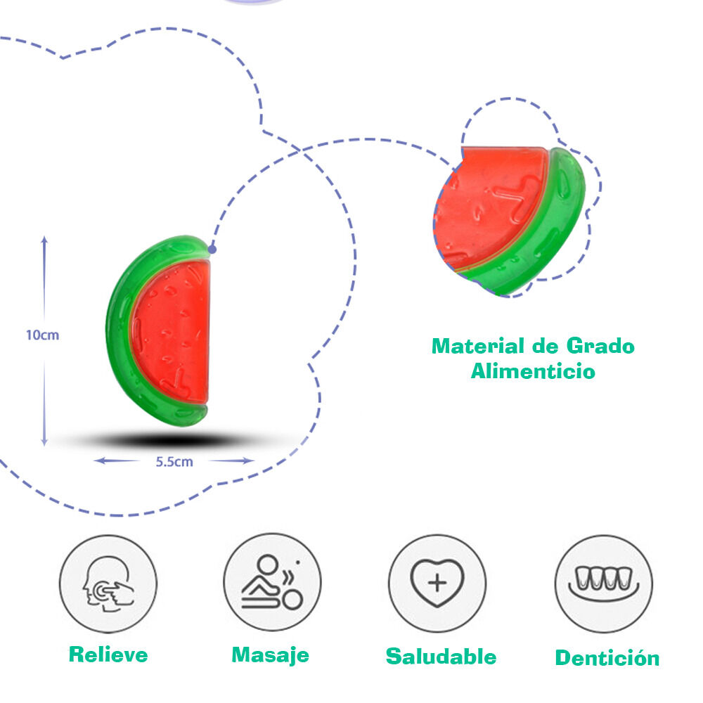 Mordedor De Agua Enfriable Para Bebe Rasca Encias image number 1.0