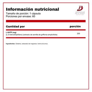 Ultra 5-htp 200 Mg 60 C&aacute;psulas