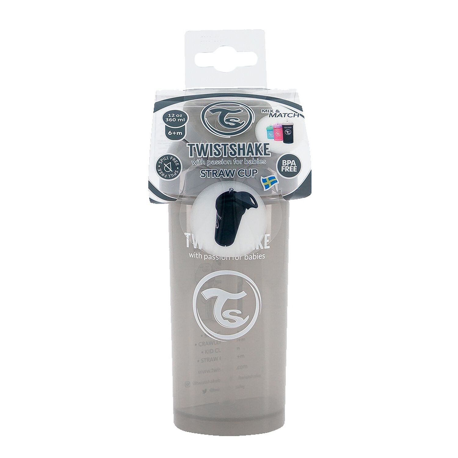 Vaso Con Bombilla Twistshake 360ml image number 5.0