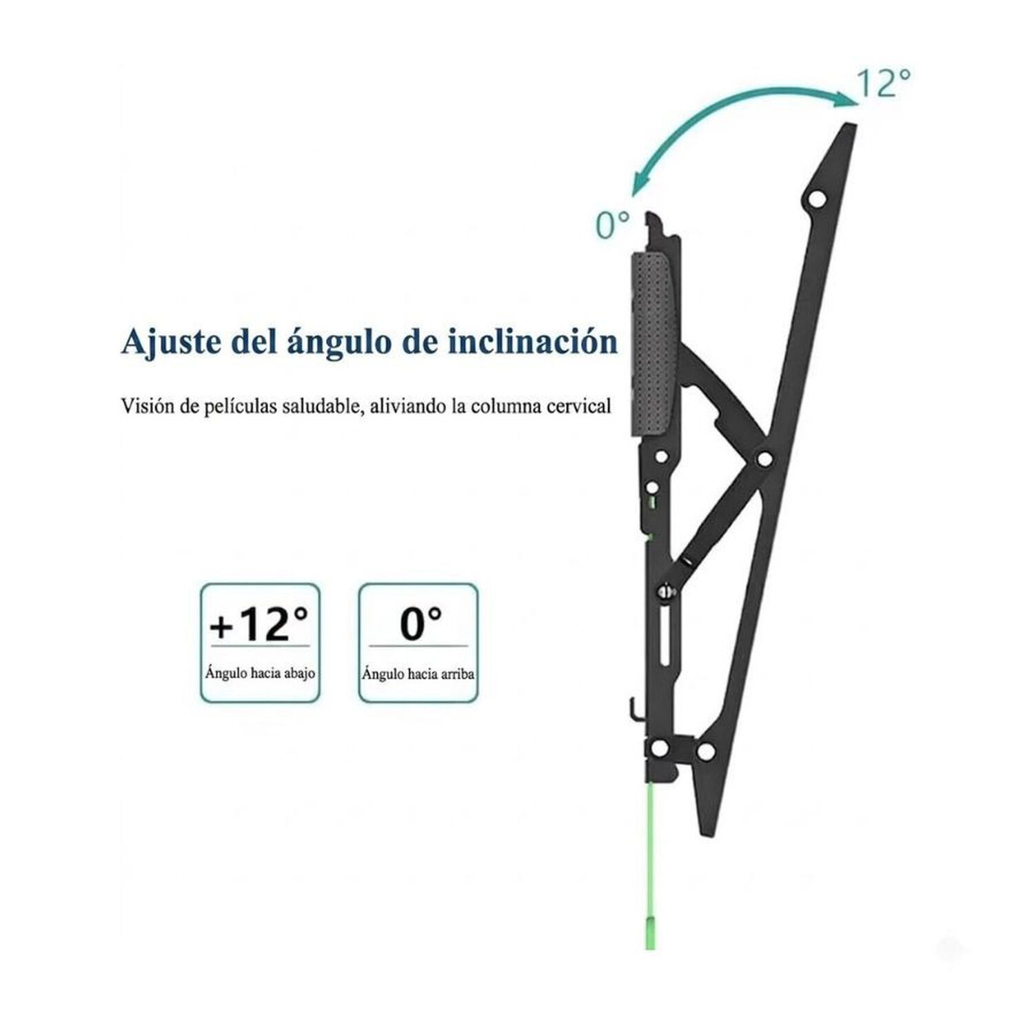 Soporte De Pared Para Tv 55 A 75 Brazo Articulado Inclinable image number 2.0