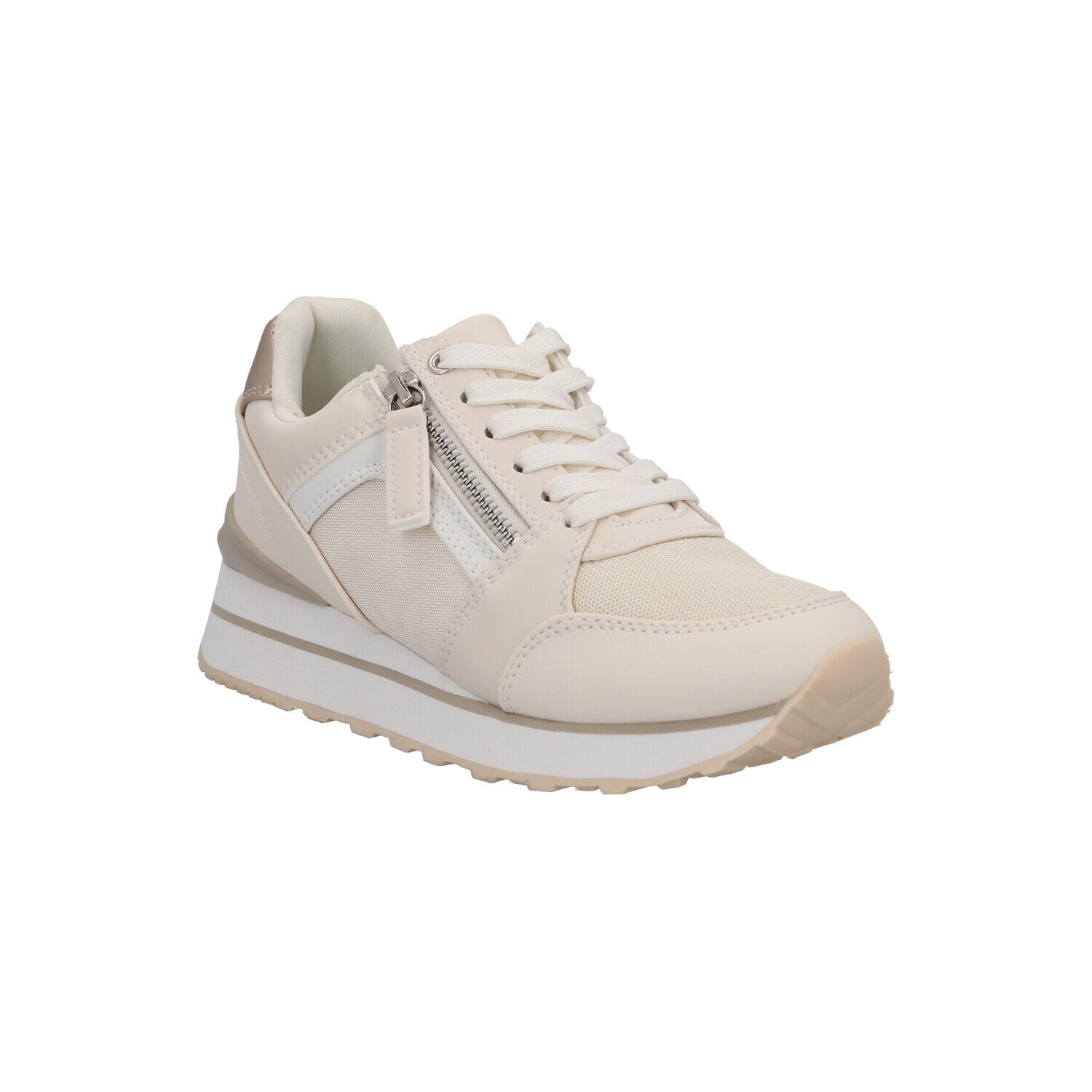 Zapatilla Urbana Mujer Beige Frida Detogni image number 2.0