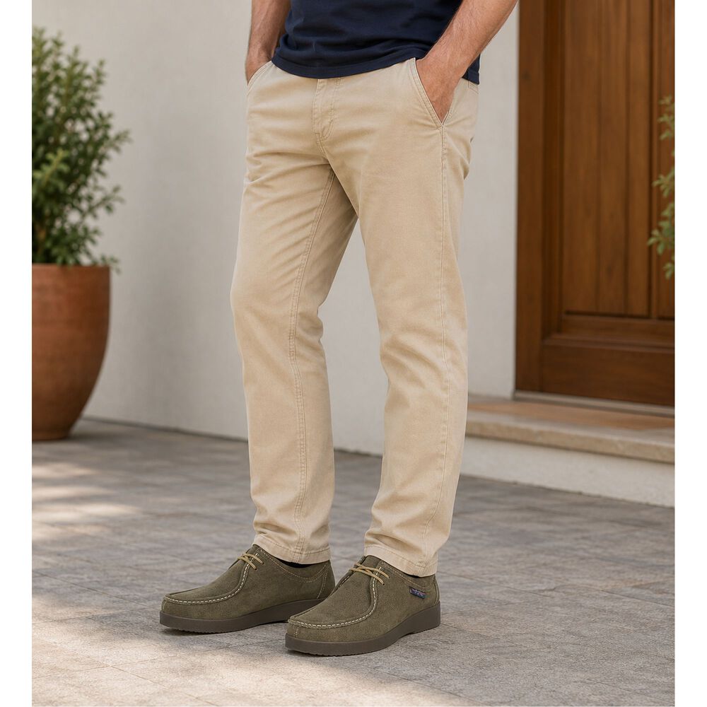 Zapato De Cuero Casual Tostado Thamrin London Adixt image number 4.0