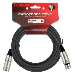 Cable Micr&oacute;fono Kirlin Serie C Xlr 6m Mpc-280-6