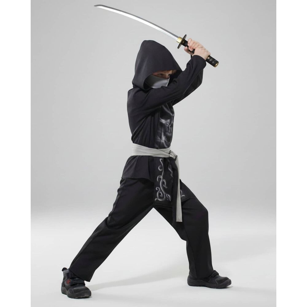 Disfraz Premium Ninja Dragon Esqueleto Camuflaje Infantil image number 12.0