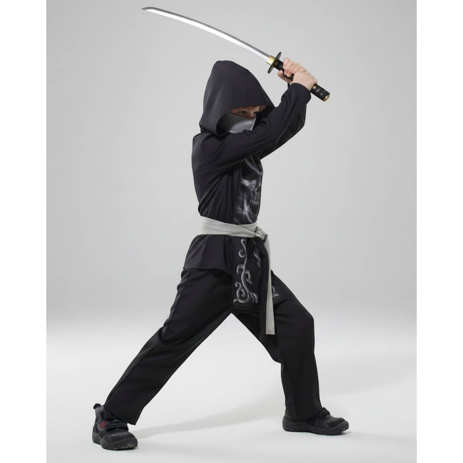 Disfraz Premium Ninja Dragon Esqueleto Camuflaje Infantil image number 8.0
