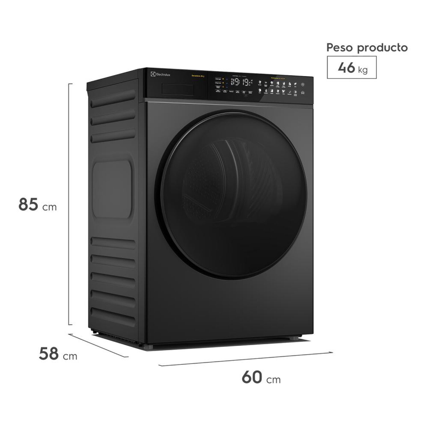 Secadora Electrolux ETDHP8SZ Bomba de calor / 8 Kilos image number 2.0