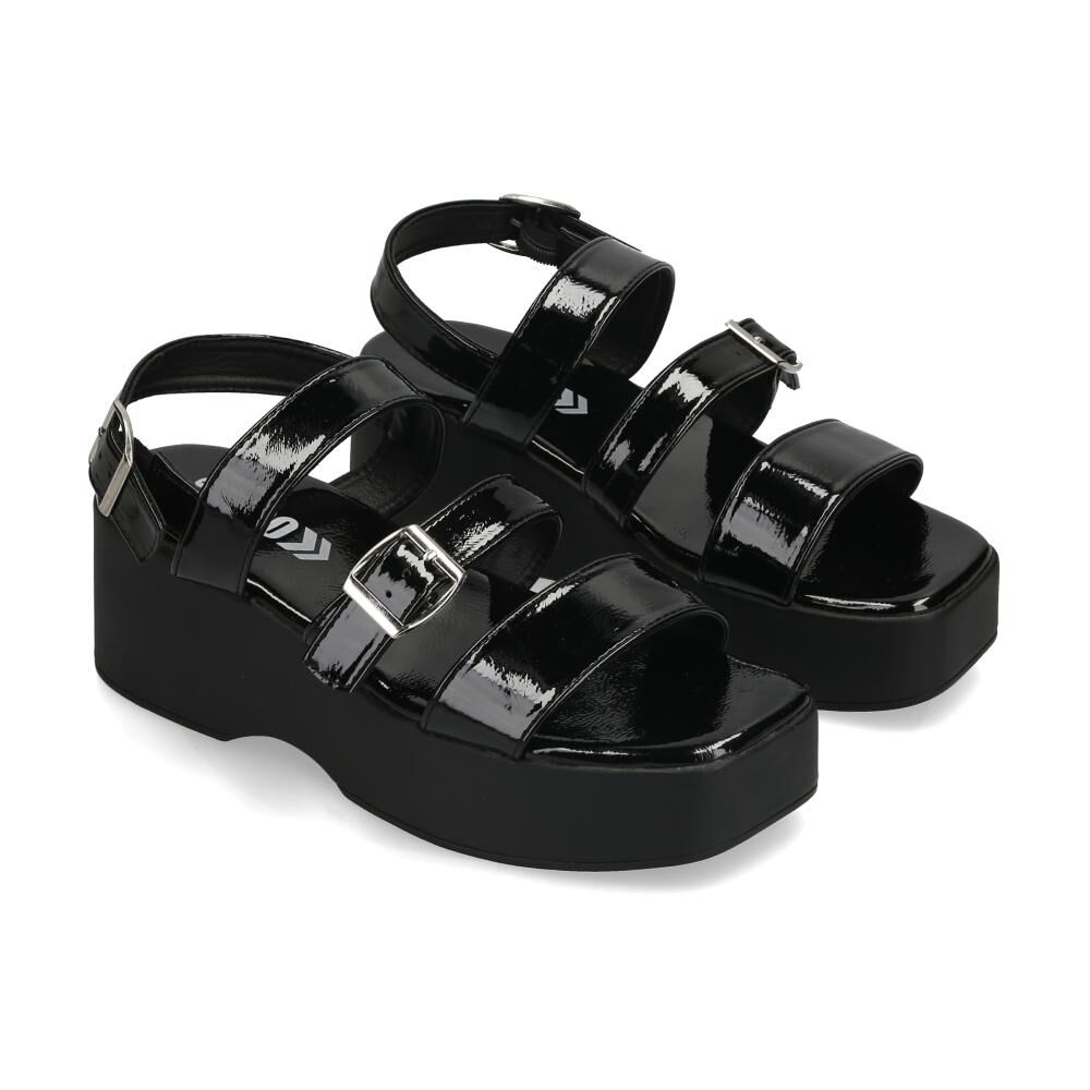 Sandalia Mujer Rolly Go Black image number 1.0