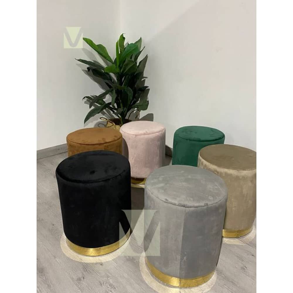 Puff Redondo Terciopelo Fancy image number 6.0