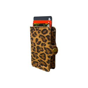 Billetera De Cuero Anticlonaci&oacute;n Animal Print