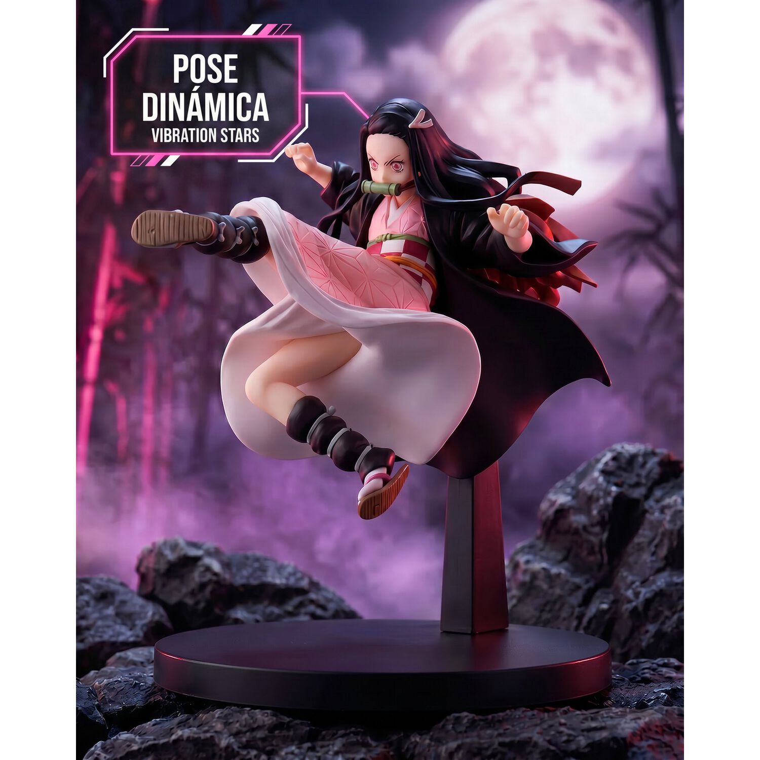 Figura Nezuko Kamado Ataque Banpresto- Kimetsu No Yaiba image number 2.0