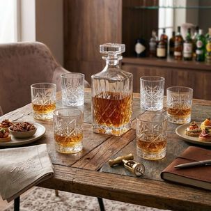 Set 6 Vasos Old Fashioned Tallados 323 Ml