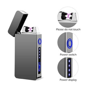 Encendedor Electrico Recargable Usb Laser Lighter Mechero Catalitico Plasma Antiviento