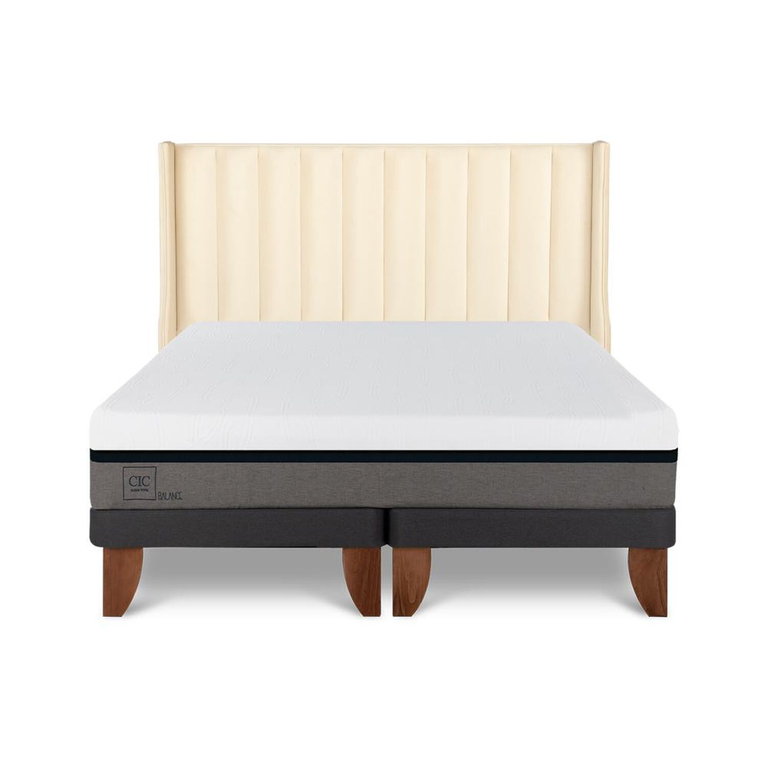 Cama Europea Cic Balance / Super King / Base Dividida + Respaldo image number 0.0