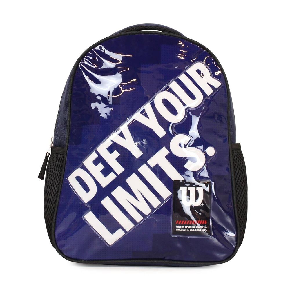 Pack Wilson 2 Mochilas Infantil Logan Negra Y Azul image number 4.0