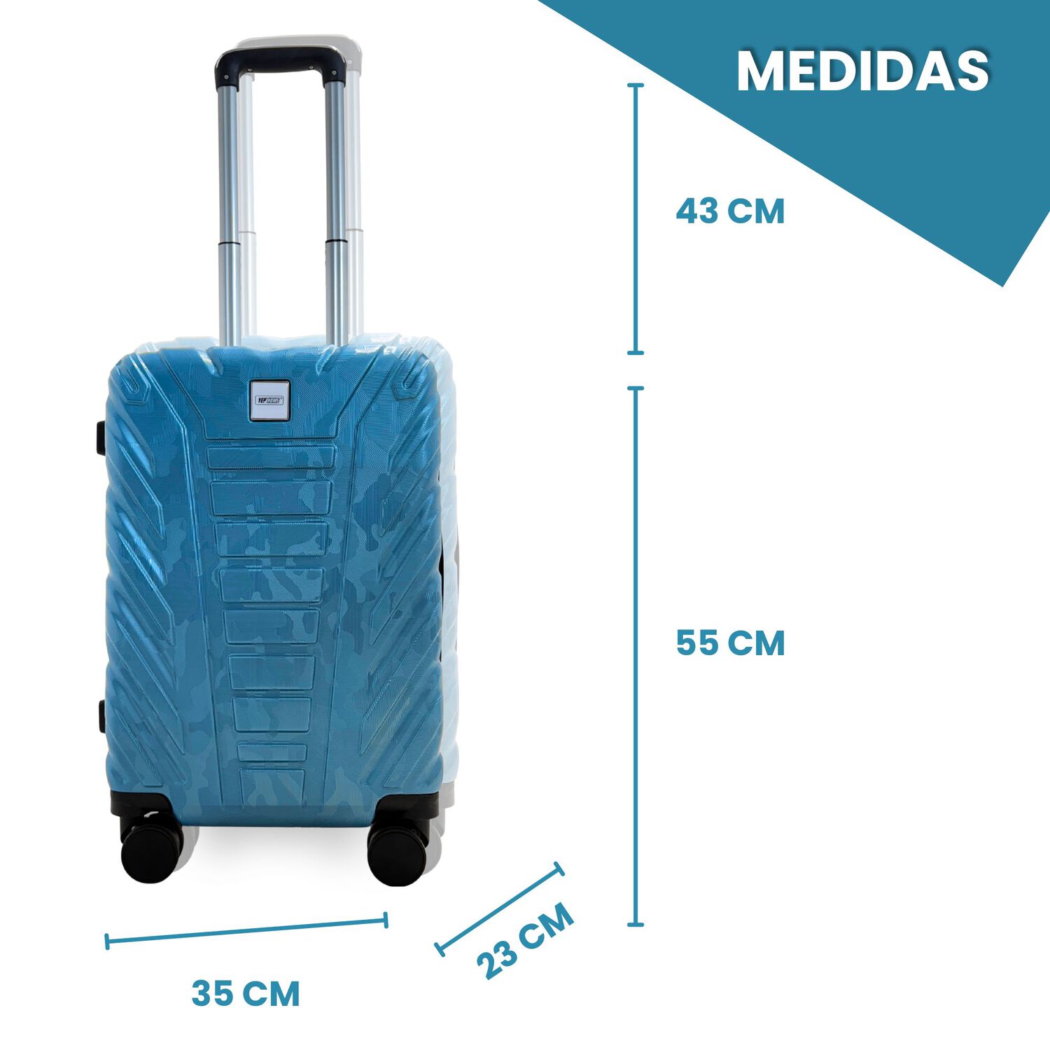 Maleta Cabina 10kg Oficial 35 X 23 X 55 Cm Yephome image number 2.0