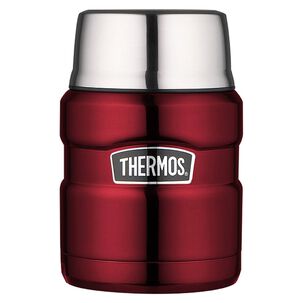 Termo Comida King Acero Inox Rojo 470 Ml Thermos