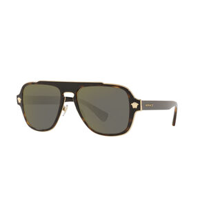 Lentes De Sol Gris Espejado Versace