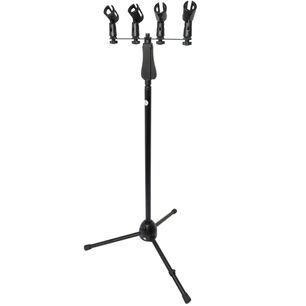Atril Para Cuatro Micr&oacute;fonos Ajustable Taurus Tau-041