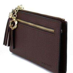 Billetera De Mujer Chloe Café Carven