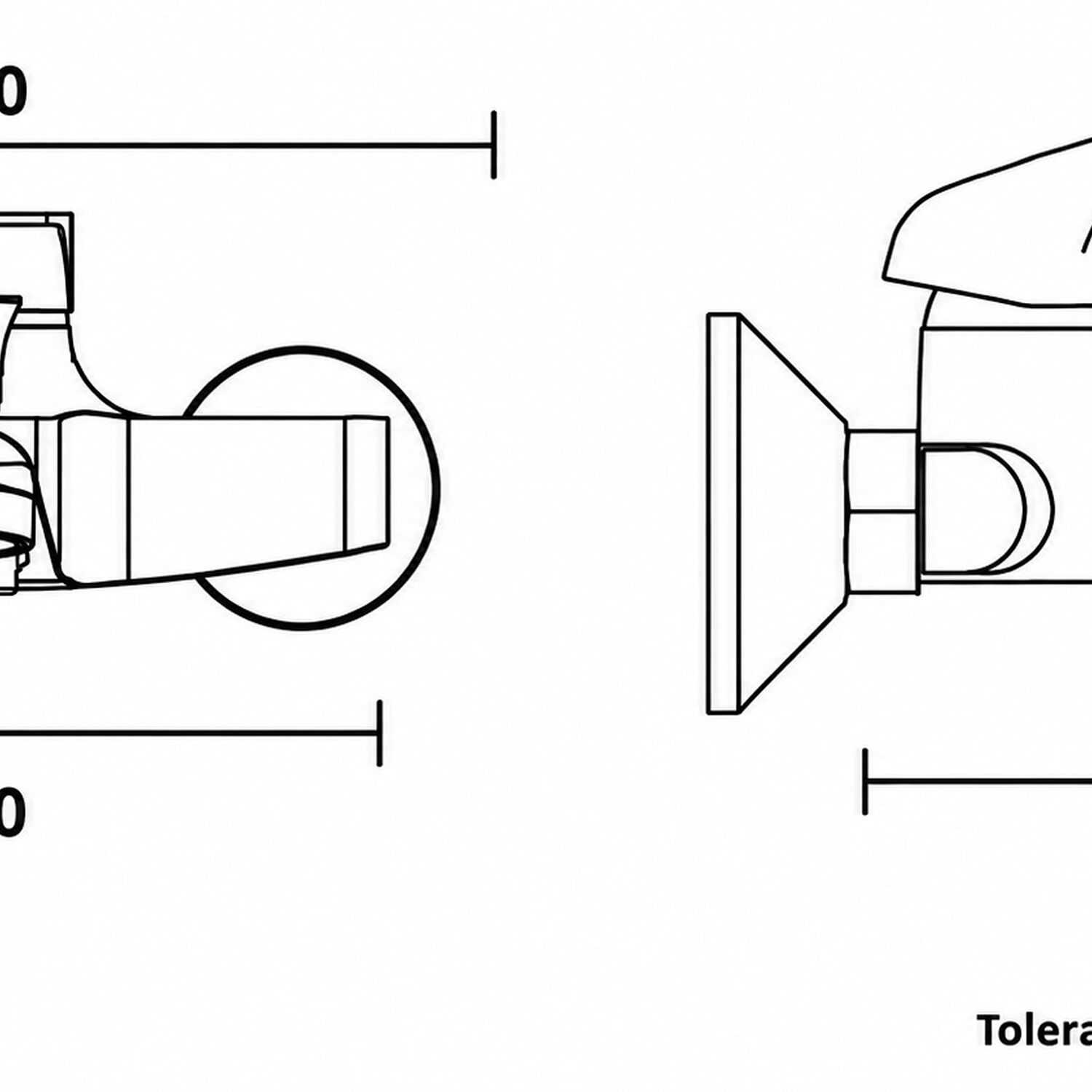 Monomando Llave Grifo Para Tina Ducha Modelo Domenica Marca Taumm image number 5.0
