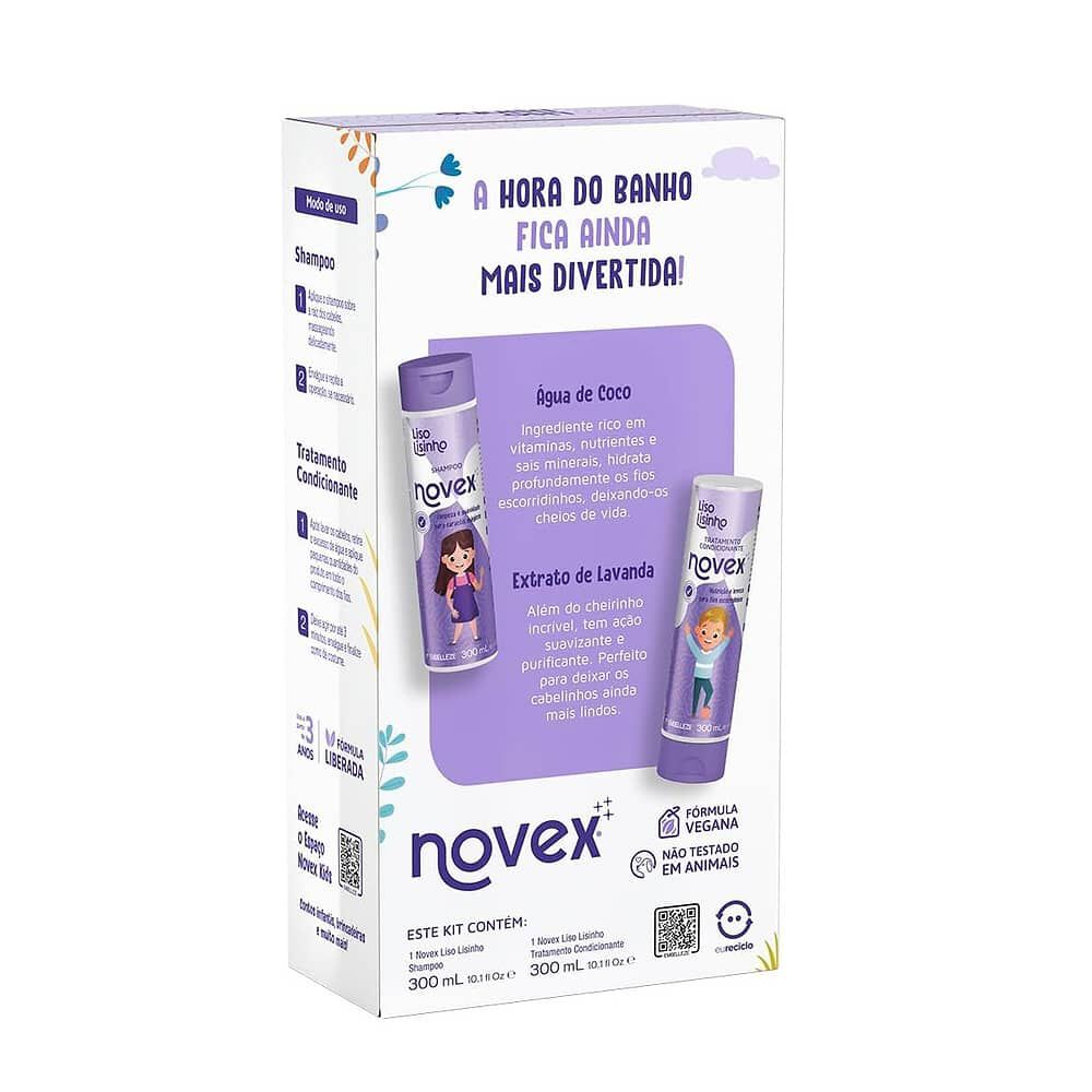 Kt Sh/acond Liso Lisinho 300ml Novex image number 1.0