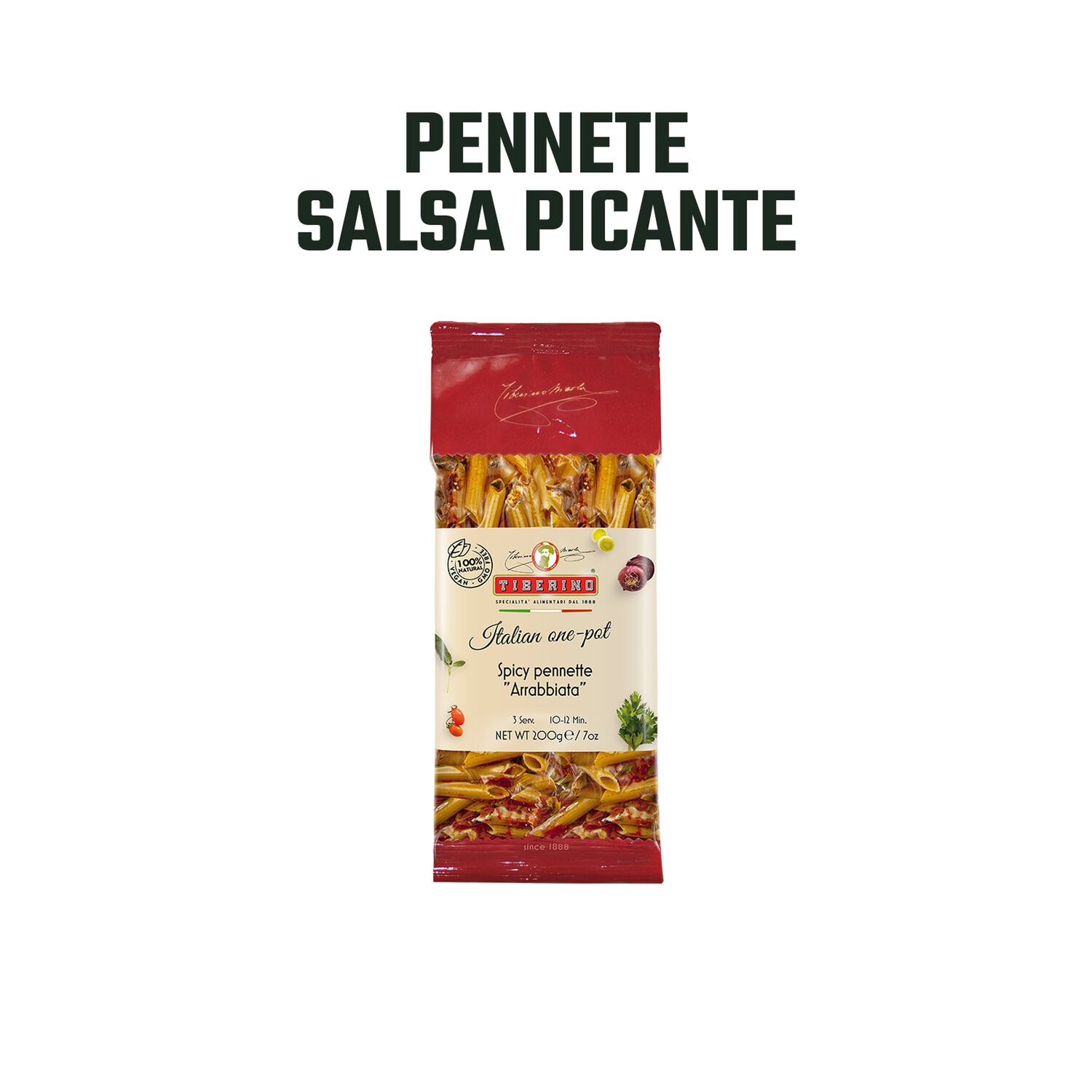 Pr Tiberino Pennette Picante Arrabbiata 1 X 200 Gr image number 2.0