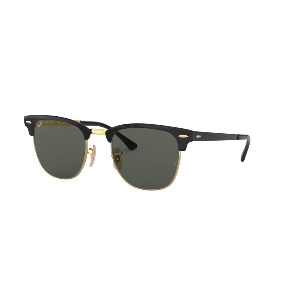 Lentes De Sol Clubmaster Metal Negro Polarizados Ray-ban image number 1.0