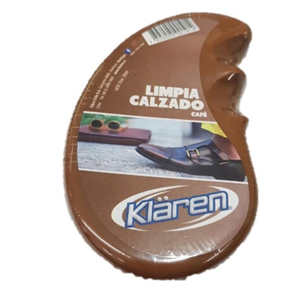Esponja Limpiadora De Calzado Café - Klaren image number 0.0