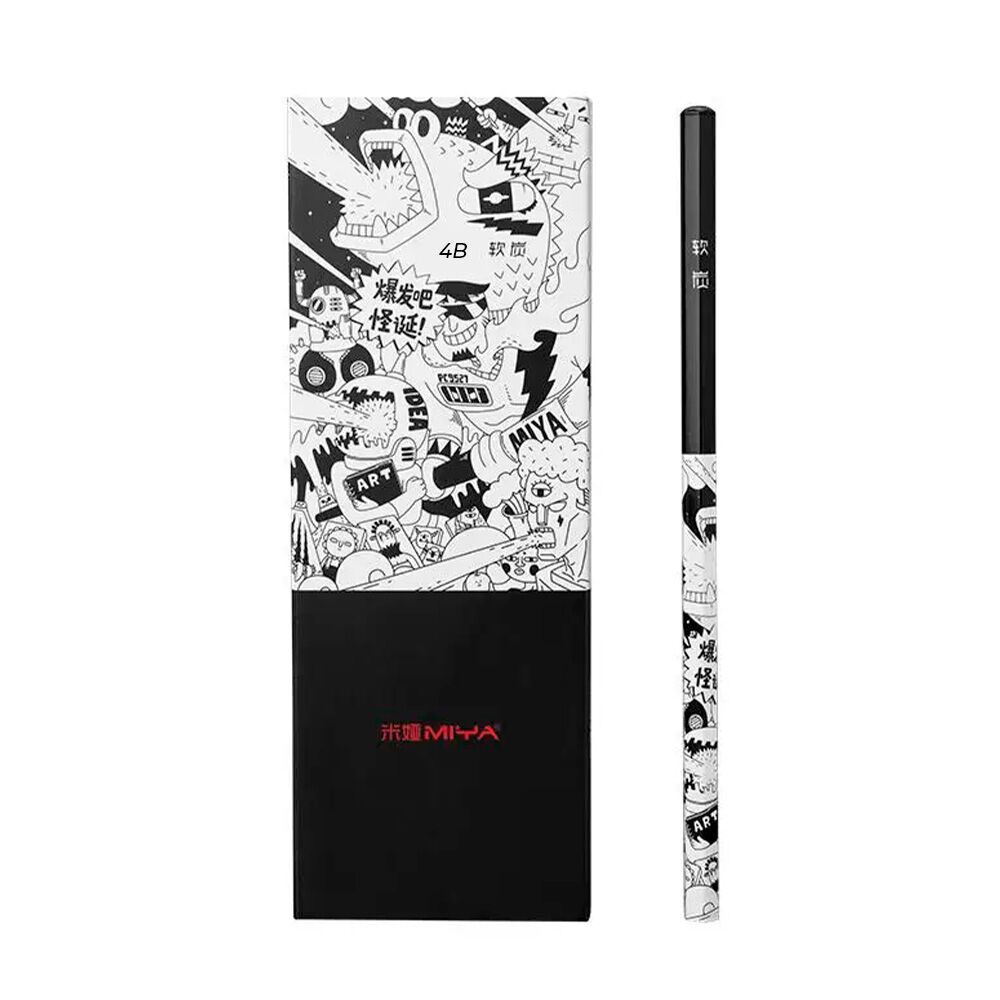 Miya L&aacute;pices De Grafito 4b 8 Unidades image number 0.0