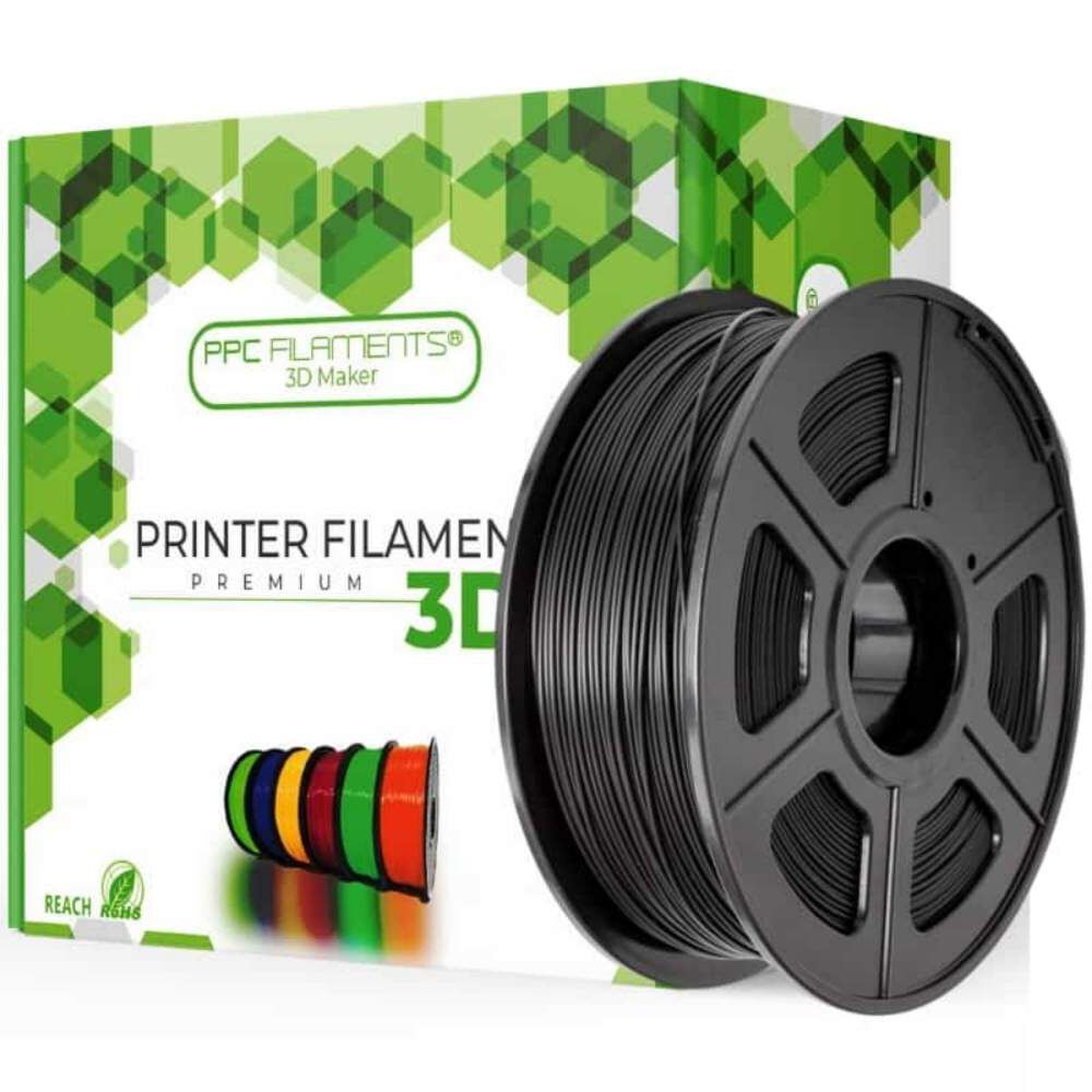 Filamento Pla+ Negro 1kg Ppc Filaments image number 0.0