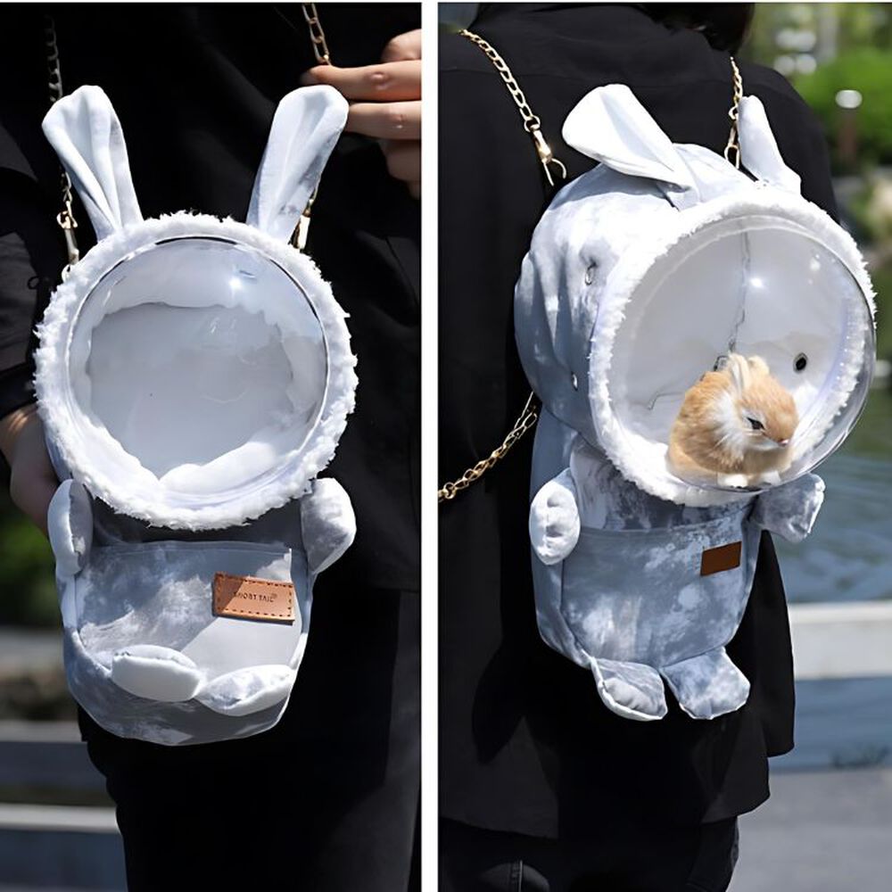 Bolsa De Viaje Transportadora De Hamster Chinchilla Roedores image number 4.0