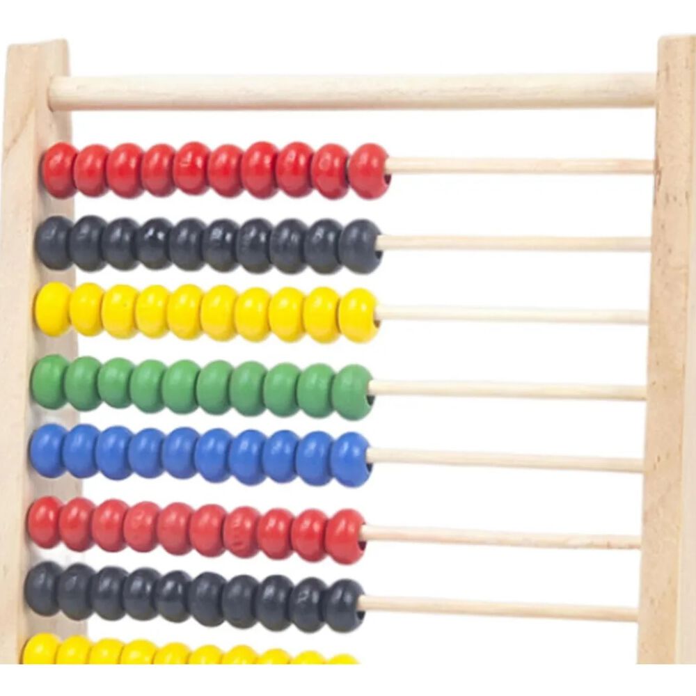 Abaco De Madera Cuenta Aritmética Para Niños image number 2.0