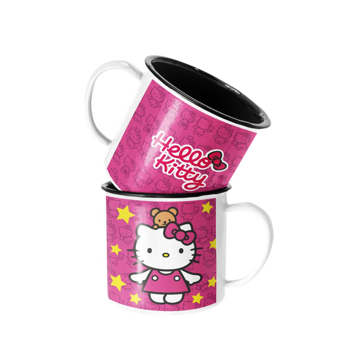 Taza Enlozada Lechera Hello Kitty Osito Tierno image number 0.0