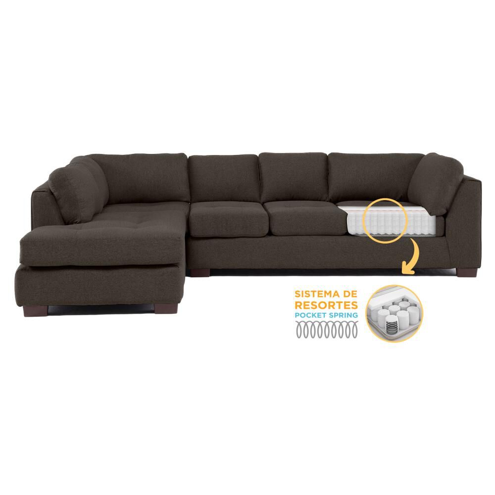 Sofá Seccional Living Factory Londres Izquierdo / 7 Cuerpos image number 2.0