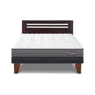 Cama Europea Cic Anatomic / 2 Plazas / Base Normal + Respaldo