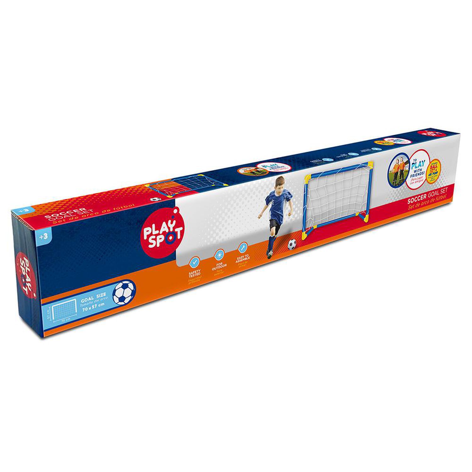 Set De Arco De Futbol Playspot Pl23 image number 0.0